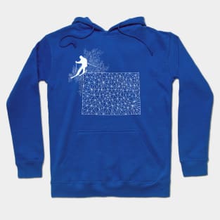 Ski Colorado Geometric Skier Hoodie